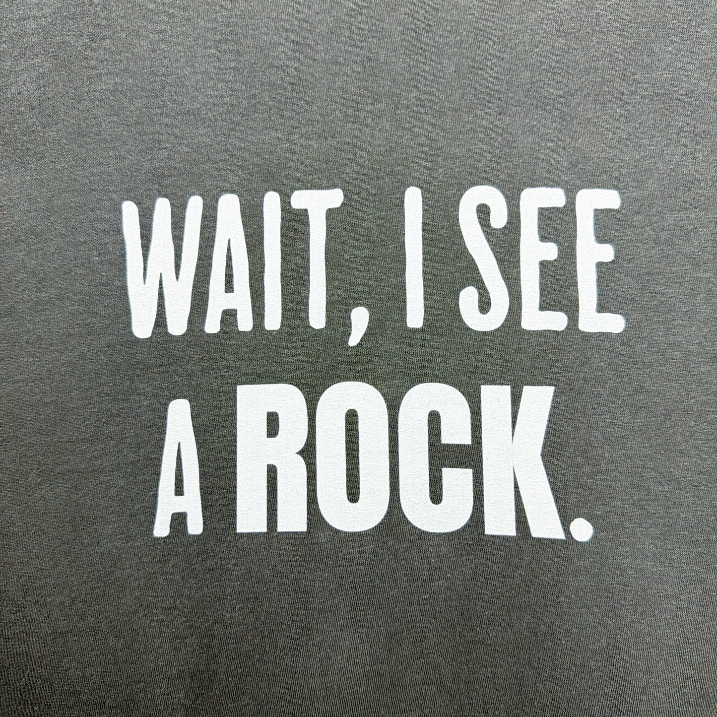 Wait, I See a Rock – Collector Tee