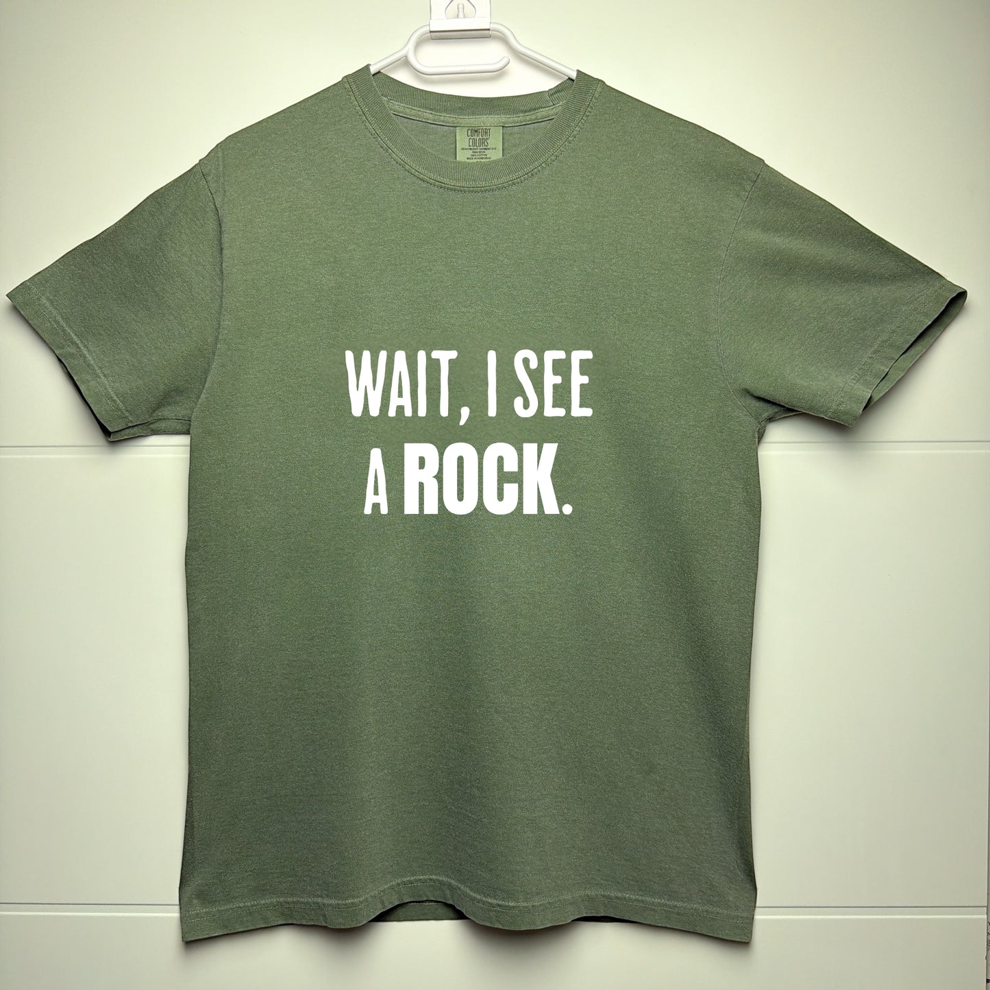 Wait, I See a Rock – Collector Tee
