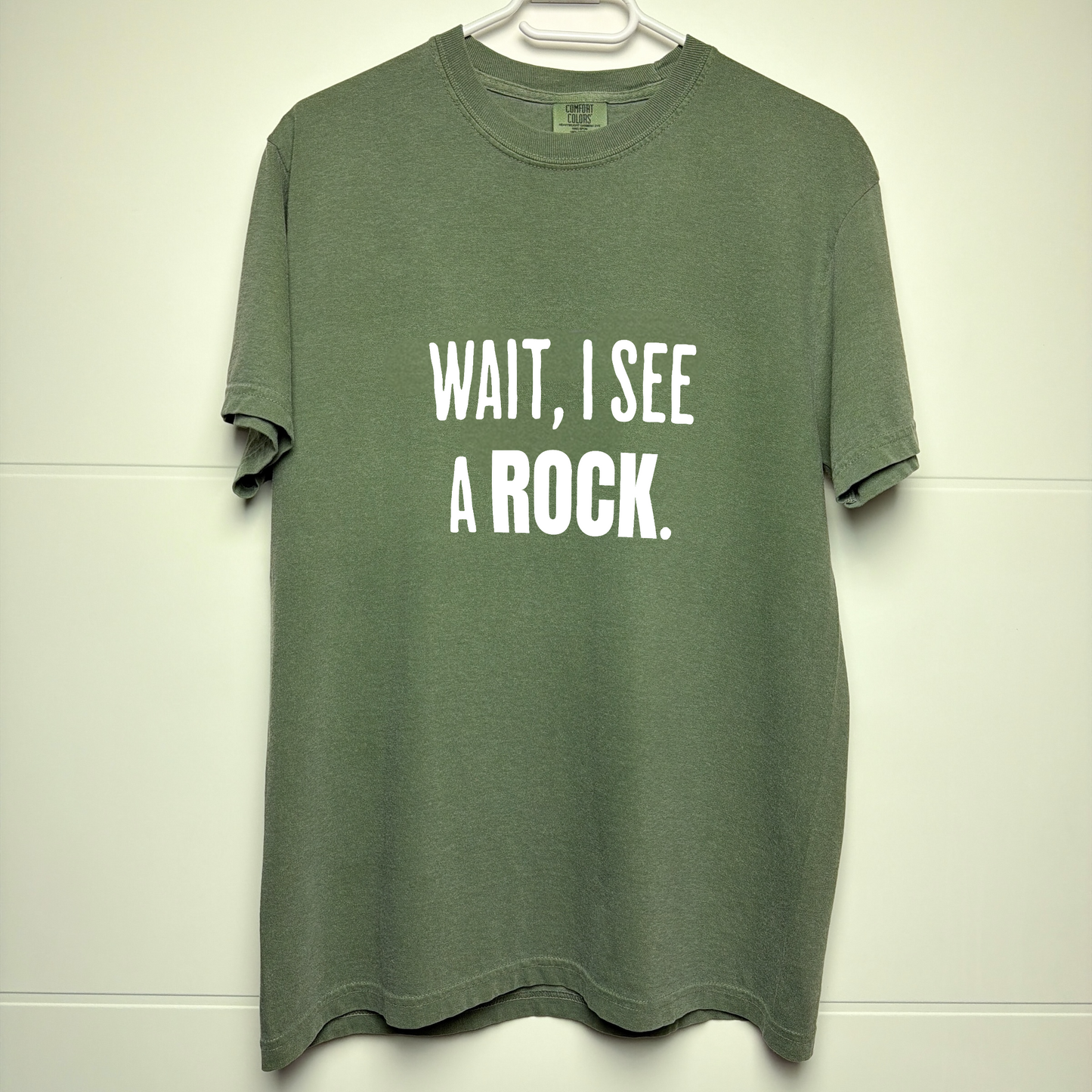 Wait, I See a Rock – Collector Tee